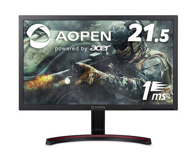 【中古】 AOPEN ゲーミングモニター 22MX1Qbmiix 21.5インチ 75Hz 1ms TN フルHD PS4 FPS向き HDMI×2 スピーカー内蔵 VESA Free Sync ディスプレイ 保証