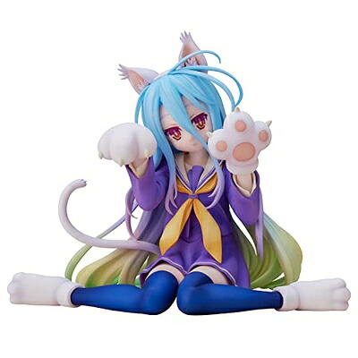 【中古】 ノーゲーム・ノーライフ 白 ノンスケール PVC&ABS製 塗装済み 完成品フィギュア｜ベアホームズ