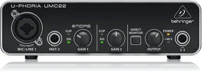 【中古】 Behringer（ベリンガー） ベリンガー 2入力2出力 USBオーディオインターフェース UMC22 U-PHORIA