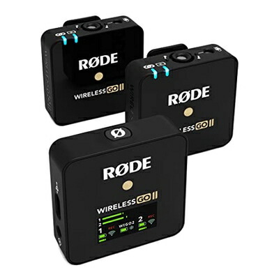 【中古】 RODE Microphones ロードマイクロフォンズ Wireless GO II ワイヤレス ゴー II デュアルチャンネルワイヤレスマイクシステム WIGOII