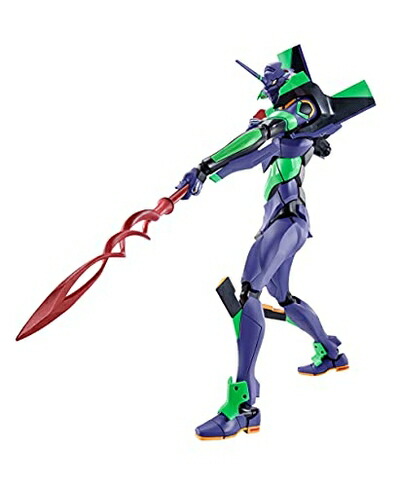 【中古】 ROBOT魂 エヴァンゲリヲン [SIDE EVA] エヴァンゲリオン初号機+カシウスの槍 (リニューアルカラーエディション) 約170mm ABS&PVC製 塗装済み可動フィギュア BAS62117｜ベアホームズ