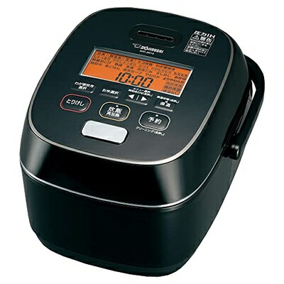 【中古】 象印マホービン(ZOJIRUSHI) 炊飯器 5.5合 極め炊き 圧力IHタイプ 日本製 毎回のお手入れ点数2点 ブラック NW-JW10-BA|ベアホームズ