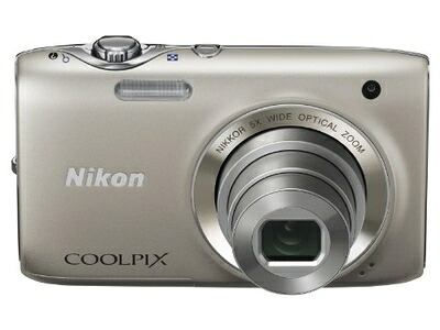 【中古】 Nikonデジタル写真機COOLPIX S3100 三鞭酒しろがね色 S3100SL