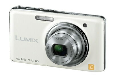 【中古】 パナソニック デジタルカメラ LUMIX FX77 リリーホワイト DMC-FX77-W|ベアホームズ