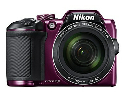 【中古】 Nikon デジタルカメラ COOLPIX B500 光学40倍ズーム 1602万画素 単三電池 プラム B500PU