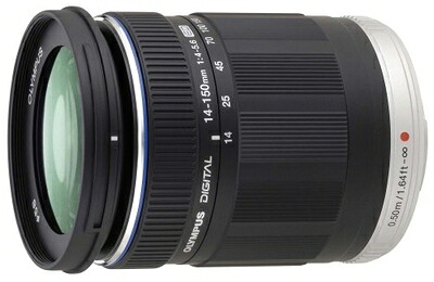 【中古】 OLYMPUS 標準尺度望遠レンズ M.ZUIKO DIGITAL ED 14-150粍 F4.0-5.6