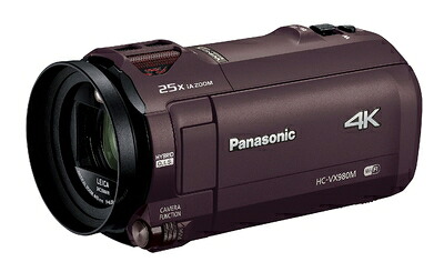 【中古】 パナソニック デジタル4Kビデオカメラ VX980M 64GB あとから補正 ブラウン HC-VX980M-T｜ベアホームズ