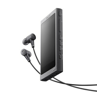 【中古】 ソニー ウォークマン Aシリーズ 32GB NW-A36HN : Bluetooth/microSD/ハイレゾ対応 ノイズキャンセリング機能搭載 ハイレゾ対応イヤホン付属 チャコールブラック NW-A36HN B｜ベアホームズ