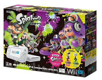 【中古】 Wii U スプラトゥーン セット (amiibo アオリ・ホタル付き) 29,303円