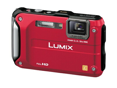 【中古】 パナソニック デジタルカメラ LUMIX FT3 スパーキーレッド DMC-FT3-R|ベアホームズ