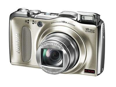【中古】 FUJIFILM デジタル写真機 FinePix F550EXR 光学15倍 三鞭酒ゴールド FX-F550EXR G