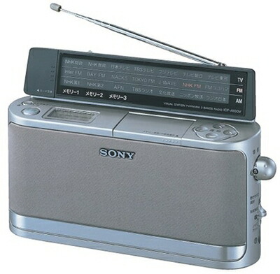 【中古】 SONY TV(1ch-12ch)/FM/AMラジオ ICF-A100V-S