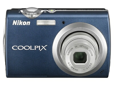 【中古】 Nikon デジタル写真器 COOLPIX (クールピクス) S230 幽々たる青色 S230BL カメラ・ビデオカメラ・光学機器-コンパクトデジタルカメラ