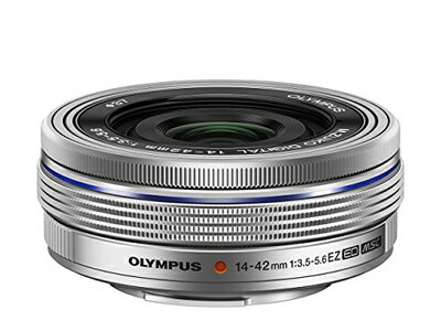 【中古】 OM SYSTEM/オリンパス OLYMPUS 電動式パンケーキズームレンズ M.ZUIKO DIGITAL ED 14-42mm F3.5-5.6 EZ SLV