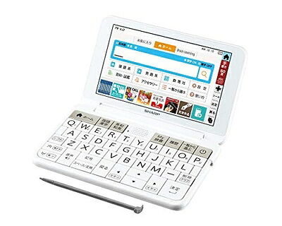 【中古】 シャープ 電子辞書 Brain 中学生モデル 150コンテンツ収録 ホワイト系 2019年秋モデル PW-AJ2-W|ベアホームズ