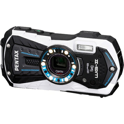 【中古】 PENTAX 防水デジタルカメラ Optio WG-2GPS (グロスホワイト) OPTIOWG-2GPSWH｜ベアホームズ