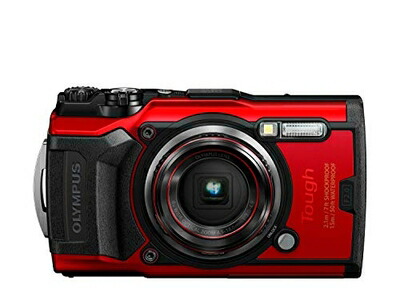 【中古】 OM SYSTEM/オリンパス OLYMPUS デジタルカメラ Tough TG-6 レッド 1200万画素CMOS F2.0 15m 防水 100kgf耐荷重 GPS 内蔵Wi-Fi TG-6RED