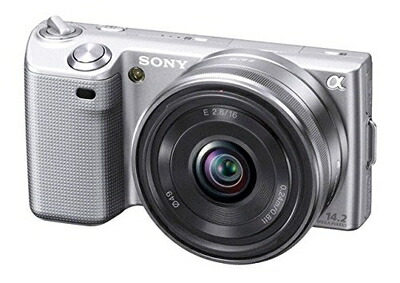 【中古】 ソニー SONY ミラーレス一眼α NEX-5 ダブルレンズキット シルバー NEX-5D/S