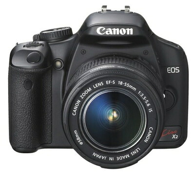 【中古】 Canon デジタル一眼レフカメラ EOS Kiss X2 レンズキット KISSX2-LKIT｜ベアホームズ
