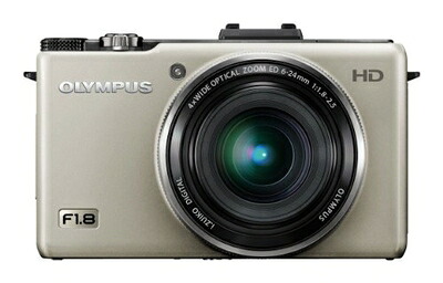 【中古】 OLYMPUS デジタル写真機 XZ-1 しろがね色 割り増し金一揃いの道具 1000万絵素 1/1.63型高感じやすさCCD 大差しわたしF1.8 i.ZUIKO DIGITAL水晶体 3.0型有機EL見せびらかす XZ-1 SLV 割り増し金一揃いの道具