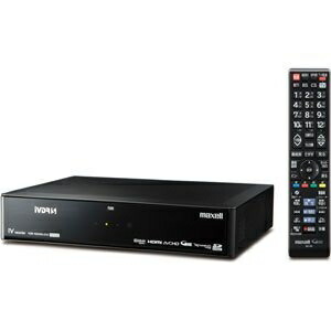【中古】 maxell Wチューナー搭載 500GB内臓ハードディスク+IVDRレコーダー VDR-R2000.G50