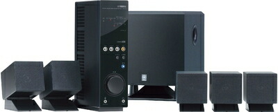 【中古】 YAMAHA 5.1chホームシアターシステム 黒いこと TSS-20B
