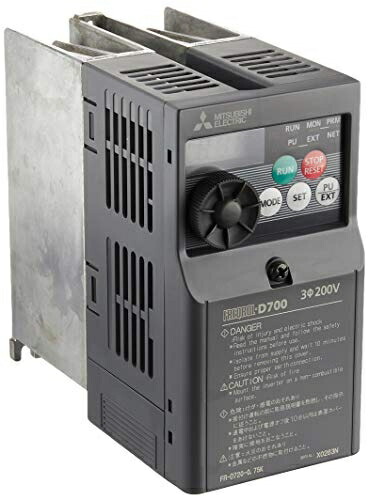 【中古】 三菱電機 簡単小型インバータ FR-D720-0.75K