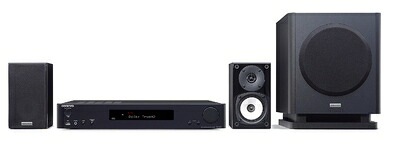 【中古】 ONKYO 第八芸術包み 2.1ch/ハイレゾ音源相応う/4K相応う/AirPlay相応う 黒いこと BASE-V60(B) 【国内定まり品】