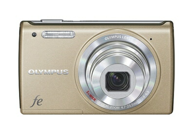 【中古】 OLYMPUS デジタルカメラ FE-5050 ゴールド 光学5倍ズーム FE-5050 GLD｜ベアホームズ