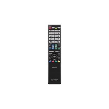 【中古】 読みやすい 液晶テレビ受像機用遠隔操作 RRMCGB069WJSA(0106380415)(黒いこと)