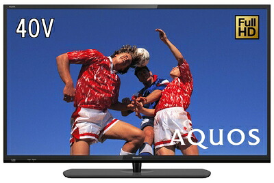 【中古】 シャープ 40V型 液晶 テレビ AQUOS 2T-C40AE1 フルハイビジョン 外付HDD対応(裏番組録画) 2画面表示 2018年モデル｜ベアホームズ