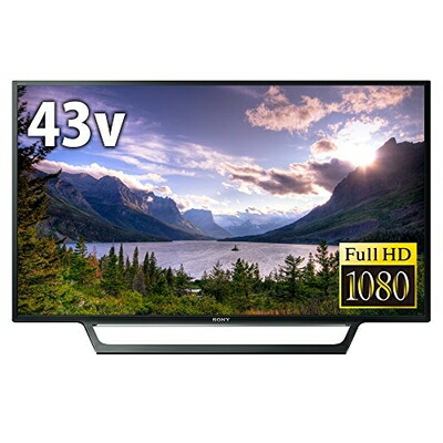 【中古】 ソニー 43V型 液晶 テレビ ブラビア フルハイビジョン 外付けHDD裏番組録画対応 KJ-43W730E