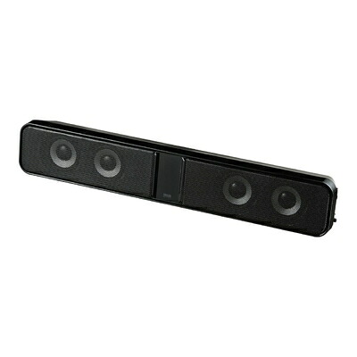 【中古】 サンワサプライ(Sanwa Supply) 液晶テレビ受像機・マイコン用サウンドバースピーカー MM-SPSBA2N2 黒いこと
