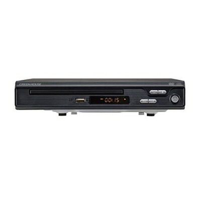 【中古】 グリーンハウス GH-DVP1J-BK ヴィデオディスク電気蓄音機 HDMI相応う 黒いこと