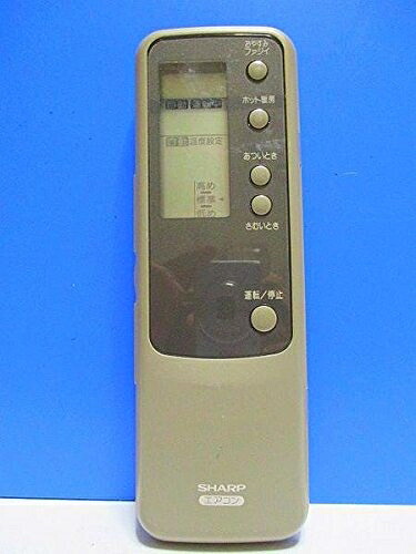 【中古】 シャープ エアコンリモコン CRMC-A218JBEO