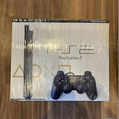 【中古】 PlayStation 2 チャコール・ブラック (SCPH-79000CB) 【メーカー生産終了】