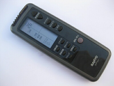 三洋電機 サンヨー エアコンリモコン RCS-WVD1A(K) 三洋電機 サンヨー エアコンリモコン RCS-WVD1A(K)
