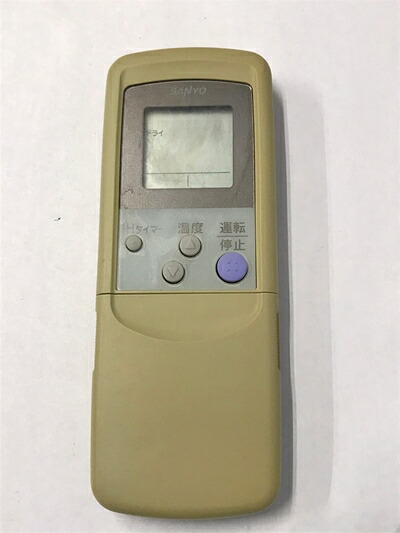 【中古】 サンヨー エアコンリモコン RCS-WR6A
