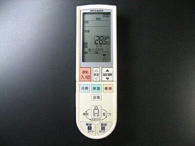 【中古】 MITSUBISHI(三菱) 三菱 純正エアコン用リモコン PG082　M215H1426