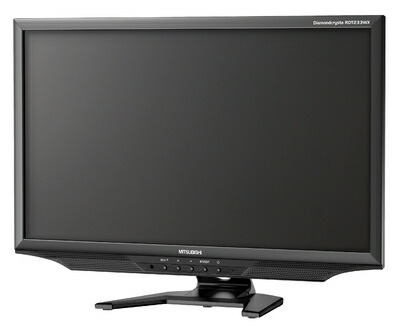 【中古】 MITSUBISHI 23型広々とした液晶見せびらかす ノングレア IPSダイアログボックスやとい入れる 黒いこと RDT233WX(BK)