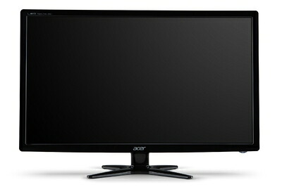 【中古】 Acer 24インチ ワイド液晶ディスプレイ (非光沢/フルHD 1920x1080/HDMI、DVI-D、VGA) G246HLABID