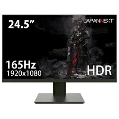 【中古】 24.5型盛りだくさん固定ディスク165サイクル相応う 弾丸道路ゲーミングモニター JN-245GT165FHDR-DK