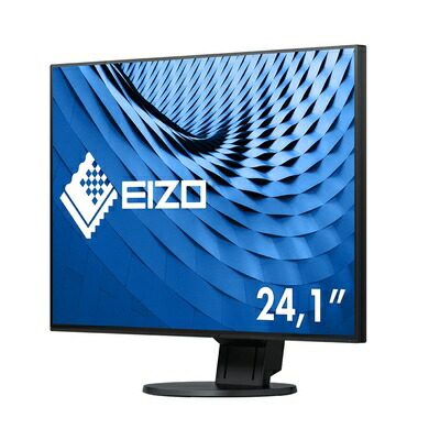 【中古】 【扶養済み品】 EIZO EV2456-BK 液晶見せびらかす 24.1型 / 1920×1200 / DVI、HDMI、D-Sub、DisplayPort/黒いこと/金棒引き:あり (扶養済み品)