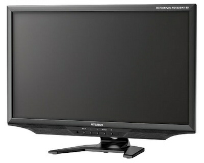【中古】 MITSUBISHI 23型ワイド液晶ディスプレイ 3D対応 RDT233WX-3D(BK)｜ベアホームズ