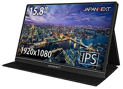 【中古】 JAPANNEXT 15.8型 盛りだくさん固定ディスク 移動性管する JN-MD-IPS158FHDR USB Type-C miniHDMI