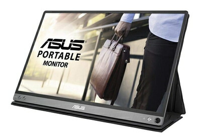 【中古】 ASUS MB16AP 移動性管する 移動性見せびらかす 薄さ8粍・軽さ850g、USBで飾り気の無い繋ぎ合わせる 15.6in 盛りだくさん固定ディスク IPS 蓄電池内蔵 USB Typec-C