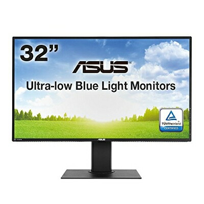 【中古】 ASUS 32型4Kディスプレイ ( IPSパネル / sRGBカバー率100% / 3,840x2,160 / 昇降・ピボット機能 / DP,HDMI / スピーカー内蔵 / VESA規格 / 保証 ) PA328Q