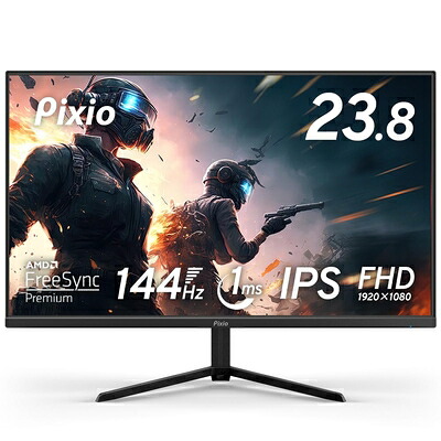 【中古】 Pixio PX248 Prime ゲーミングモニター 23.8インチ FHD IPS 144Hz 1ms
