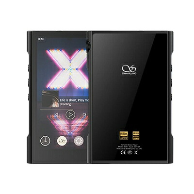 【中古】 Shanling M3X シャンリン Android搭載 オーディオ プレーヤー ウォークマン 3.5mm 4.4mm ストリーミング ハイレゾ ロスレス HD DAP LDAC VGP 金賞 (ブラック)|ベアホームズ