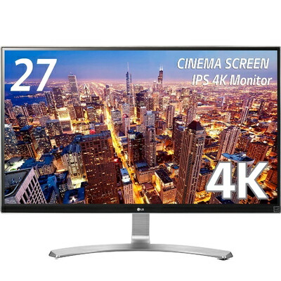 楽天市場】【中古】LG モニター ディスプレイ 27UD68-P 27インチ/4K